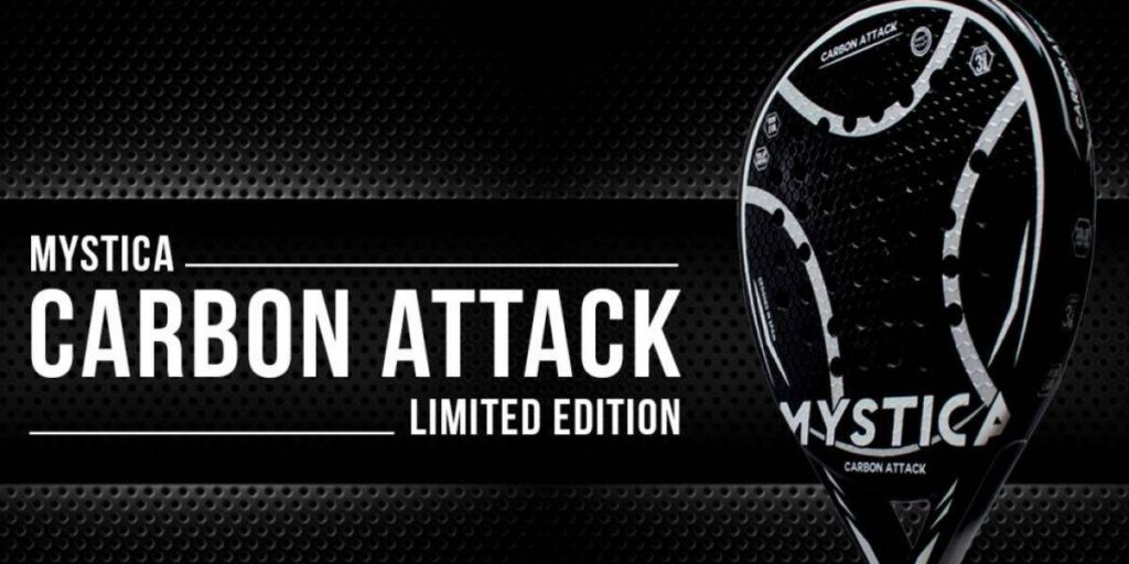 Análisis y opinión de la pala Mystica Carbon Attack LTD 7 | Blog Padelmania