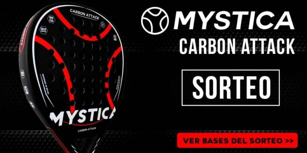 SORTEO: Dinos tu opinión y consigue una Mystica Carbon Attack 1 | Blog Padelmania